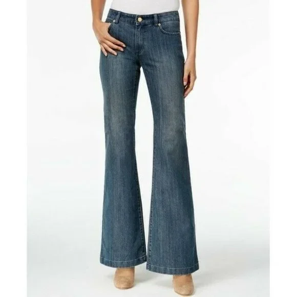 Women's Michael Kors Wide Leg Jeans W16 - Picture 1 of 12